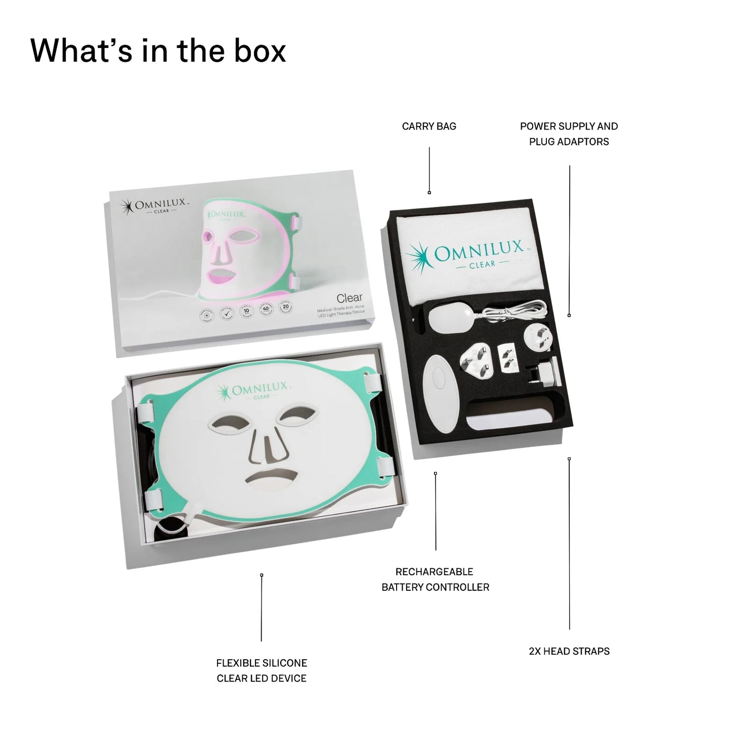 Omnilux Clear │ Blue + Red LED Device for Acne